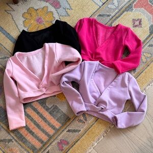 Kids Dance Costume Set - Black, Pink, Purple